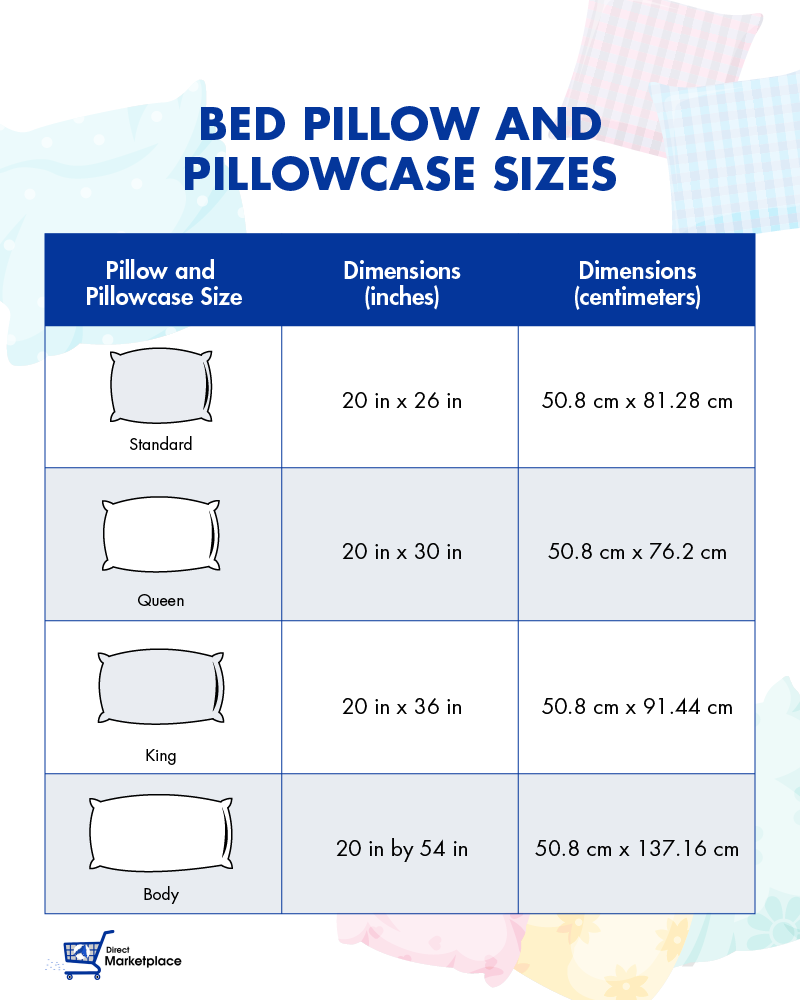 Bed Pillow Sizes